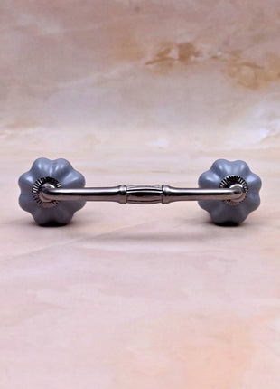 Gray Ceramic Knob Door Pull