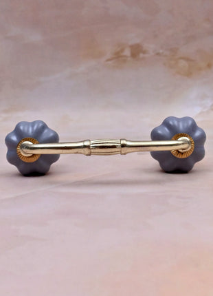 Gray Ceramic Knob Door Pull