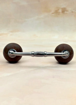 Brown Ceramic Knob Door Pull