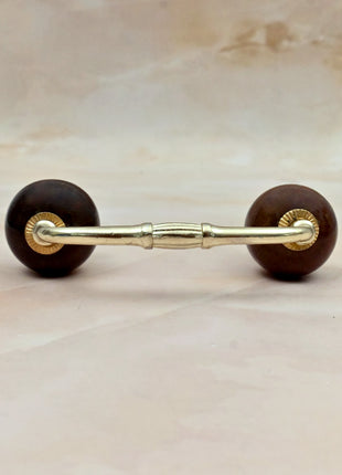 Brown Ceramic Knob Door Pull