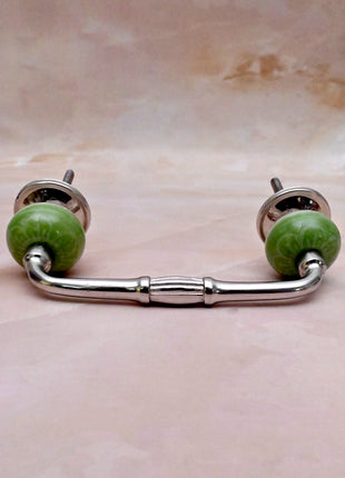 Green Ceramic Knob Door Pull