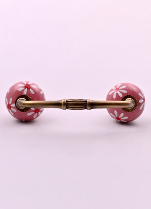 Dusty Pink Ceramic Knob Door Pull
