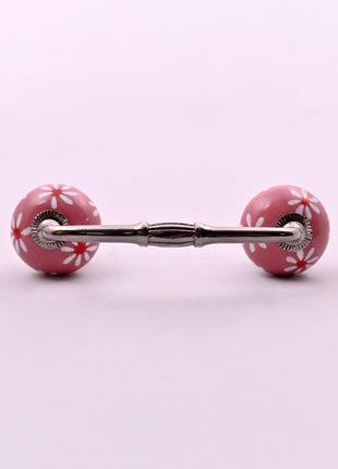 Dusty Pink Ceramic Knob Door Pull
