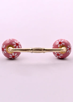 Dusty Pink Ceramic Knob Door Pull