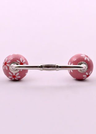 Dusty Pink Ceramic Knob Door Pull