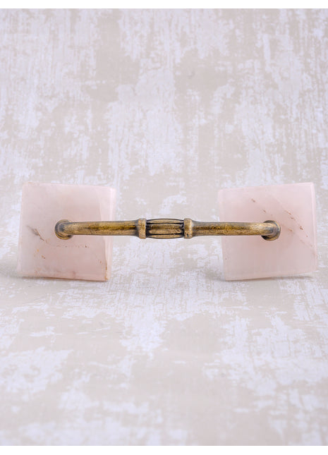 Agate Natural Gemstone Cabinet Furniture Pull - Pink