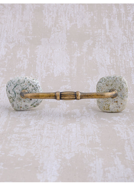 Agate Natural Gemstone Cabinet Furniture Pull - Multi