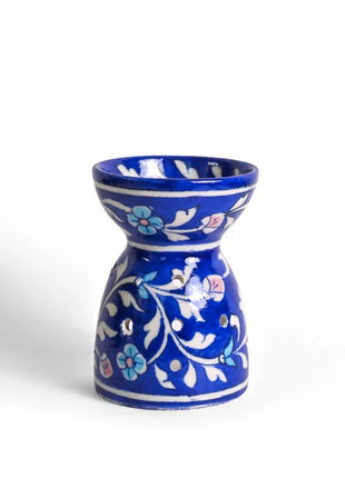 Blue Pottery Handmade Aroma Oil Diffuser Blue Color