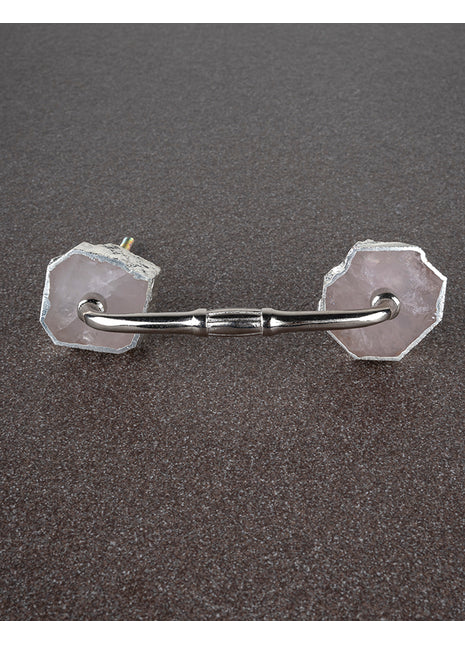 Assorted Shape Pink Agate Stone Classy Cabinet Drawer Dresser Pull