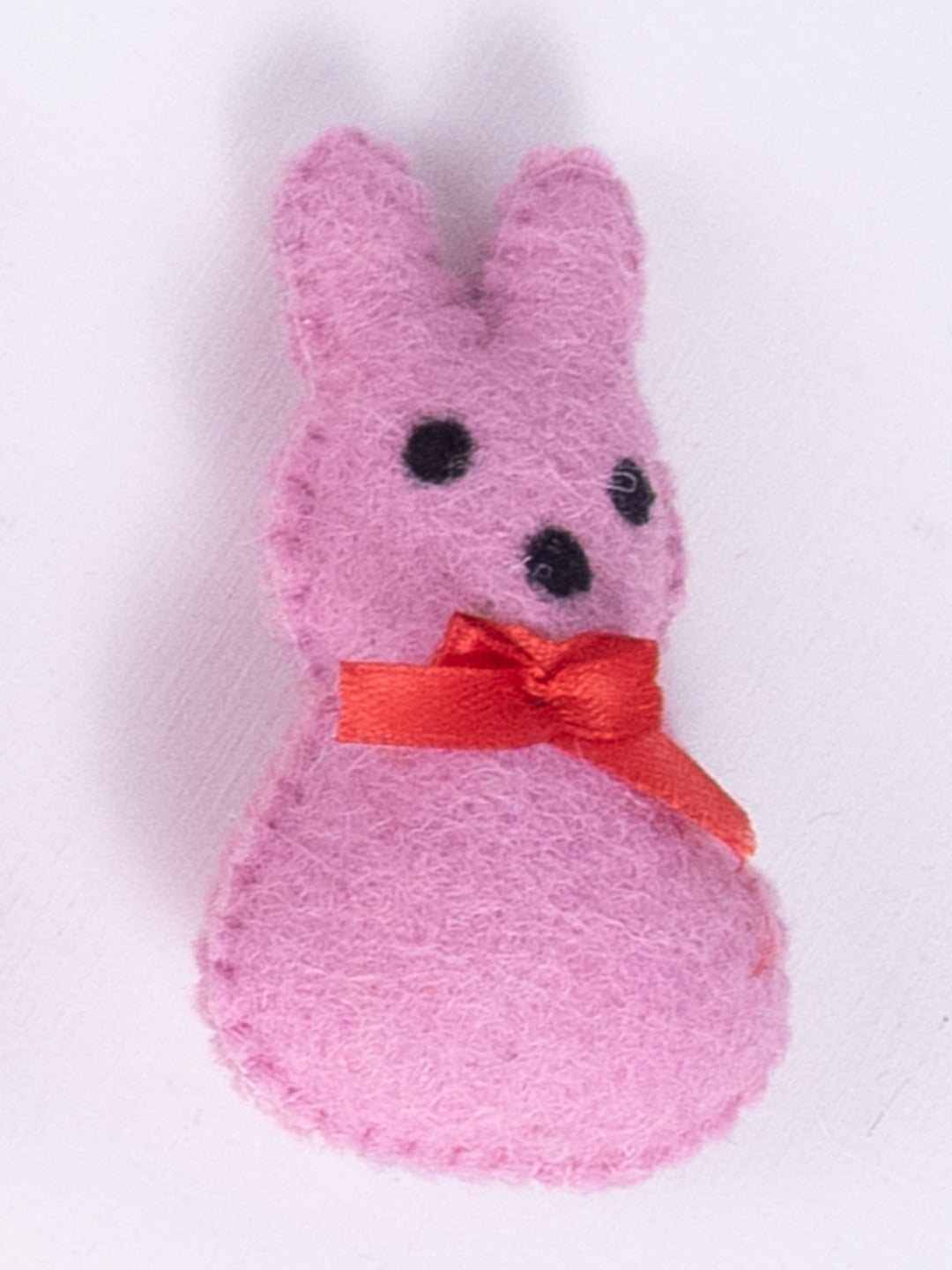 Rabbit Bunny Face Set Wool Felt – 8–10 cm Handmade Décor – KNOBCO