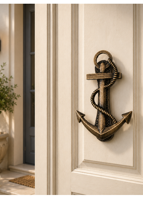 Decorative Antique Brass Door Knocker