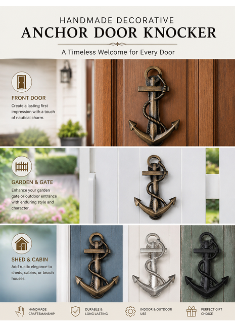 Decorative Antique Brass Door Knocker