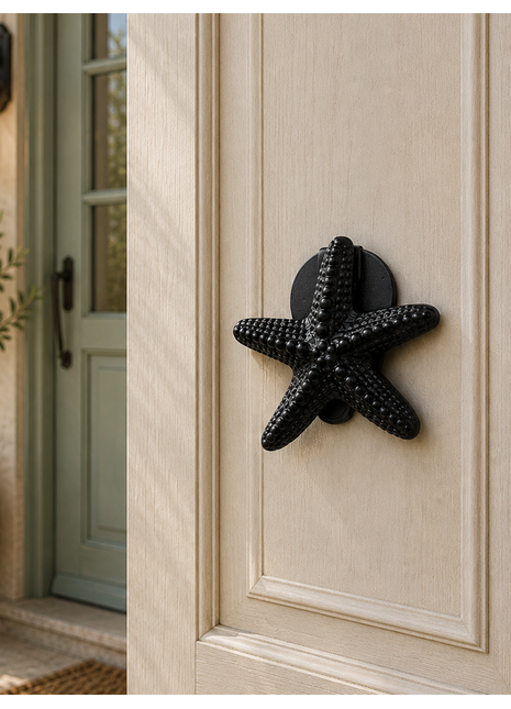 Decorative Star Fish Shape Antique Door Knocker