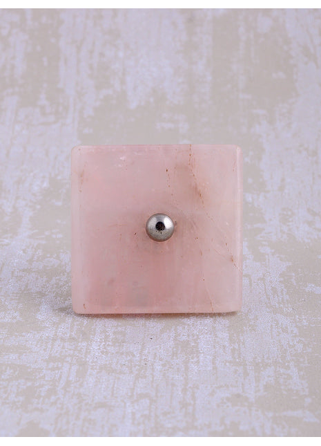 Agate Natural Gemstone Cabinet Furniture Knobs - Pink