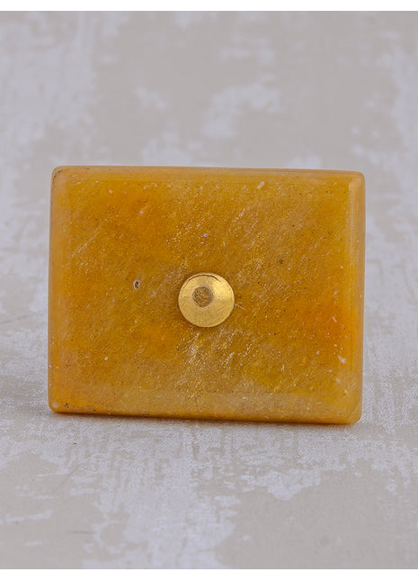 Agate Natural Gemstone Cabinet Furniture Knobs - Bronze