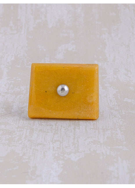 Agate Natural Gemstone Cabinet Furniture Knobs - Bronze