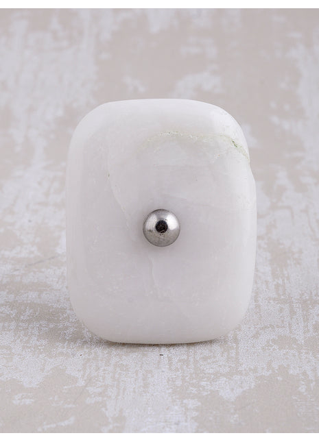 Agate Natural Gemstone Cabinet Furniture Knobs - White