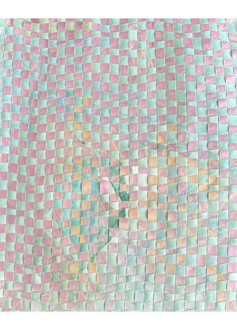 Suminagashi Weave Art Series 3 — Pastel Palette (Pink, Mint)