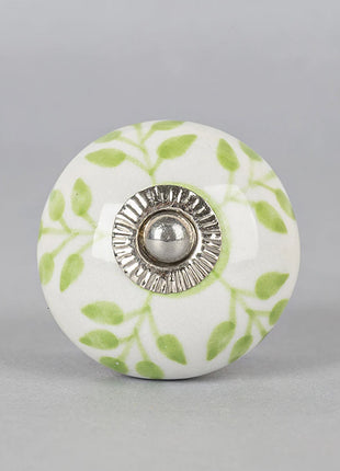 Green Design Ceramic Drawer Cabinet Knob & Curtain Tie Bundle