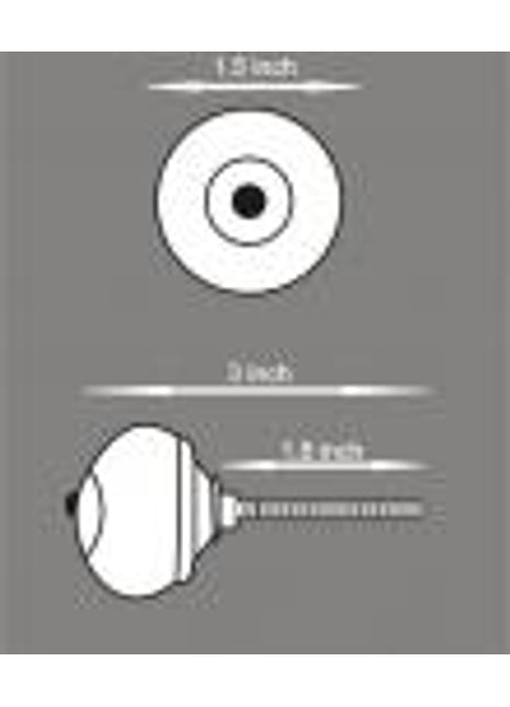 Maroon Ceramic Cabinet Knob