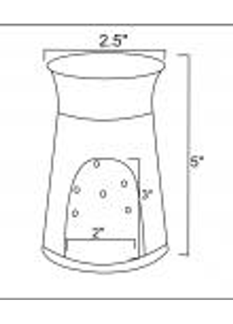 Yellow , Turquoise and Green Ceramic Pottery Oil Burner/Warmer