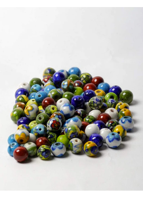 Colorful Ceramic Beads Size: 5mm, 60pcs In a Box