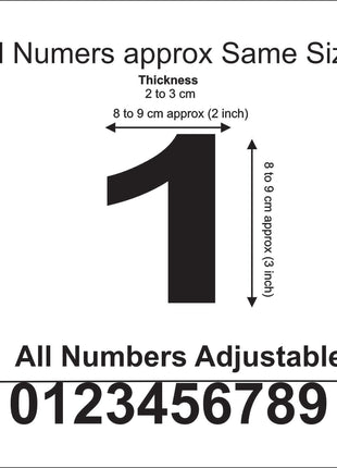 0–9 Numbers Wool Felt Garland – 8–10 cm Handmade Educational & Celebration Banner