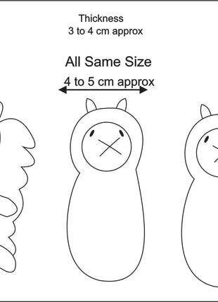 Handcrafted Whimsical Wool Felt Woodland Finger Puppets – Set of 3