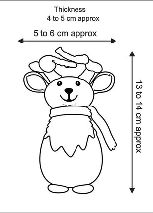 Festive Wool Felt Hanging House Ornament