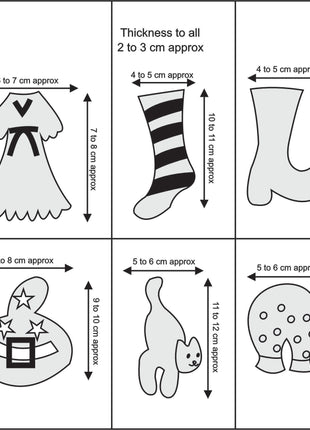 Handmade Wool Felt Halloween Character Garland - Whimsical Holiday Wall Decor (2 Feet)