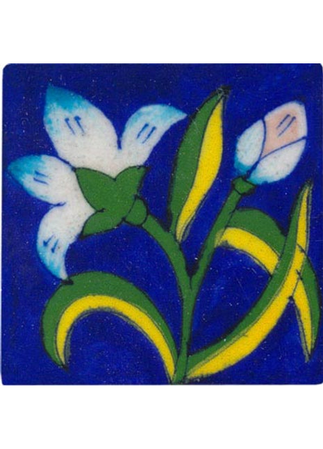 Dark Blue Luxury Designer Handmade Kitchen Tile