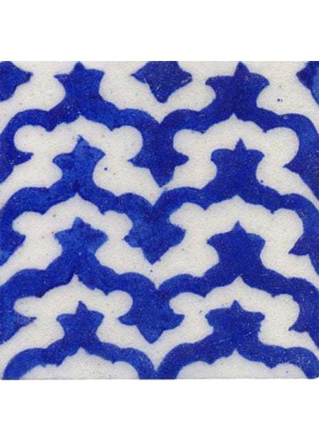 Blue Pattern Ceramic Handmade Kitchen Tile