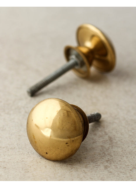 Brass plain  knob