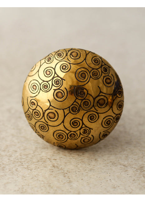 Brass Antique  Round Shape Cabinet Drawer Knob