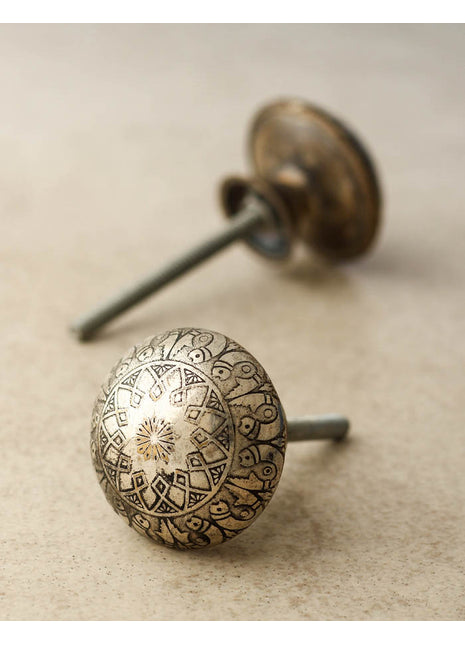 Sliver Color Brass Metal knob-AAH-026