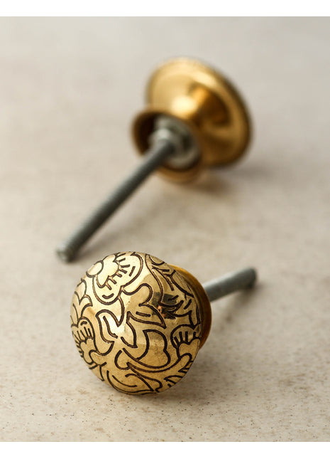 Brass Metal Knob-Small