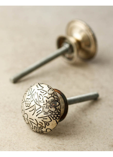 Silver Metal Drawer knob