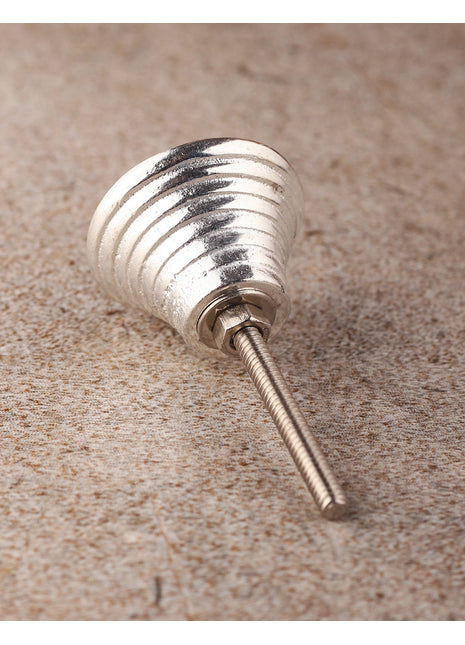 Silver Round Metal Knob