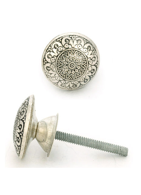 Silver Metal Knob-Small