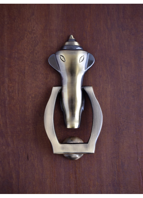 Lord Ganesha Decorative Antique Brass Door Knocker