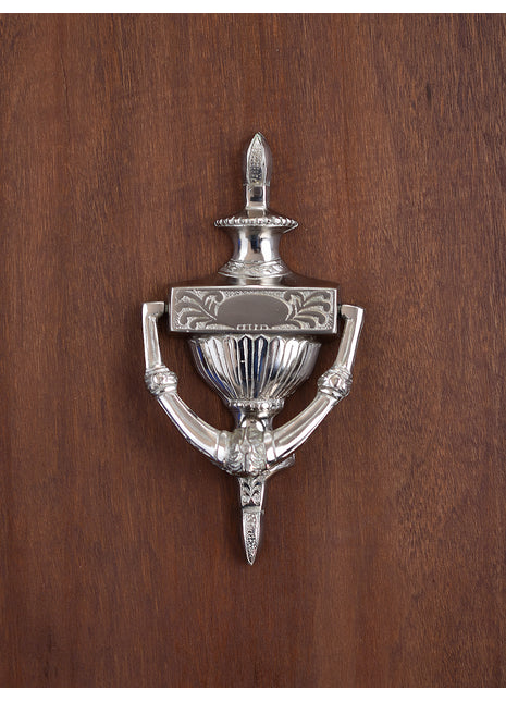 Decorative Silver Door Knocker