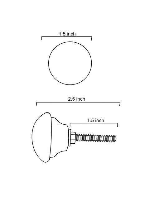 Unique Black and White Mother of Pearl Drawer Cabinet Knob
