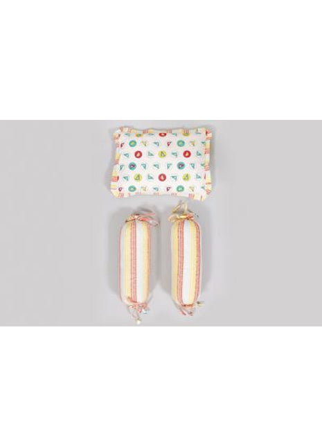 Chun Chun Chidiya Pink Cotton Baby Bedding Set (Set of 6)