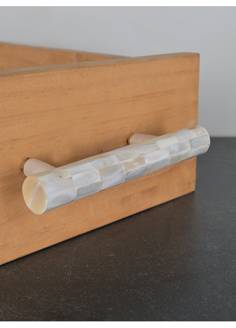 Unique Mother of Pearl Cabinet Pulls, Pulls for Drawers, Cabinet Hardware - Round Shape