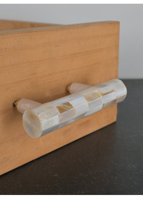 Beautiful Mother of Pearl Cabinet Pulls, Pulls for Drawers, Cabinet Hardware - Round Shape Handle