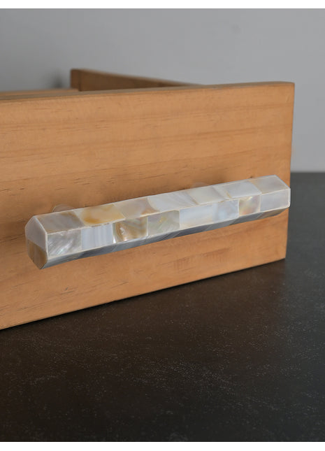 Beautiful Mother of Pearl Cabinet Pulls, Pulls for Drawers, Cabinet Hardware- Hexagon Shape