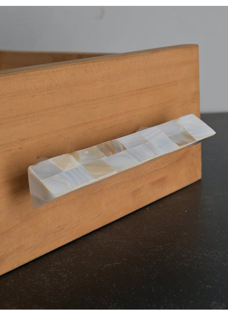 Unique Mother of Pearl Cabinet Pulls, Pulls for Drawers, Cabinet Hardware - Triangle Shape Pull