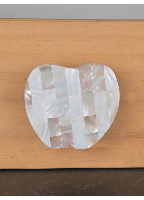 Unique Mother of Pearl Apple Shape Cabinet Knob