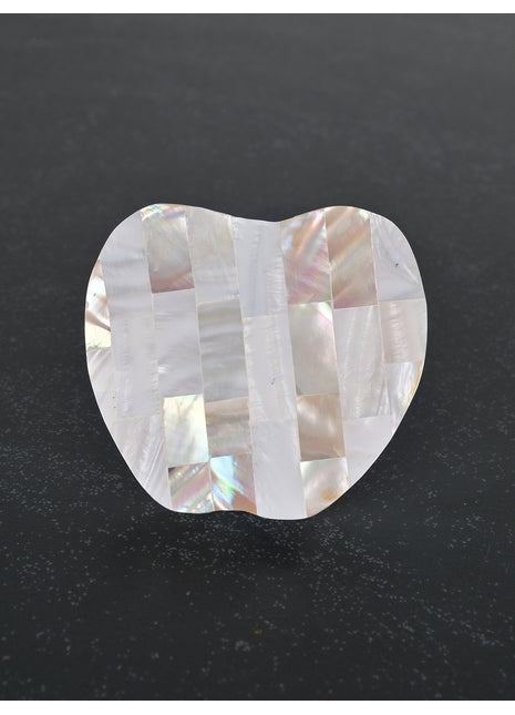 Unique Mother of Pearl Apple Shape Cabinet Knob