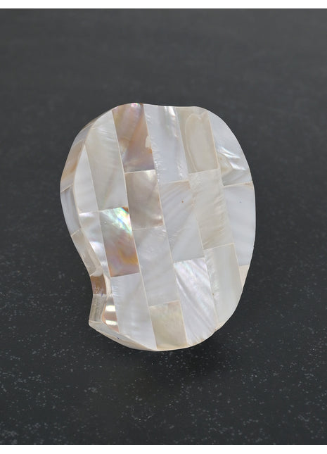 Unique Mother of Pearl Mango Shape Cabinet Knob